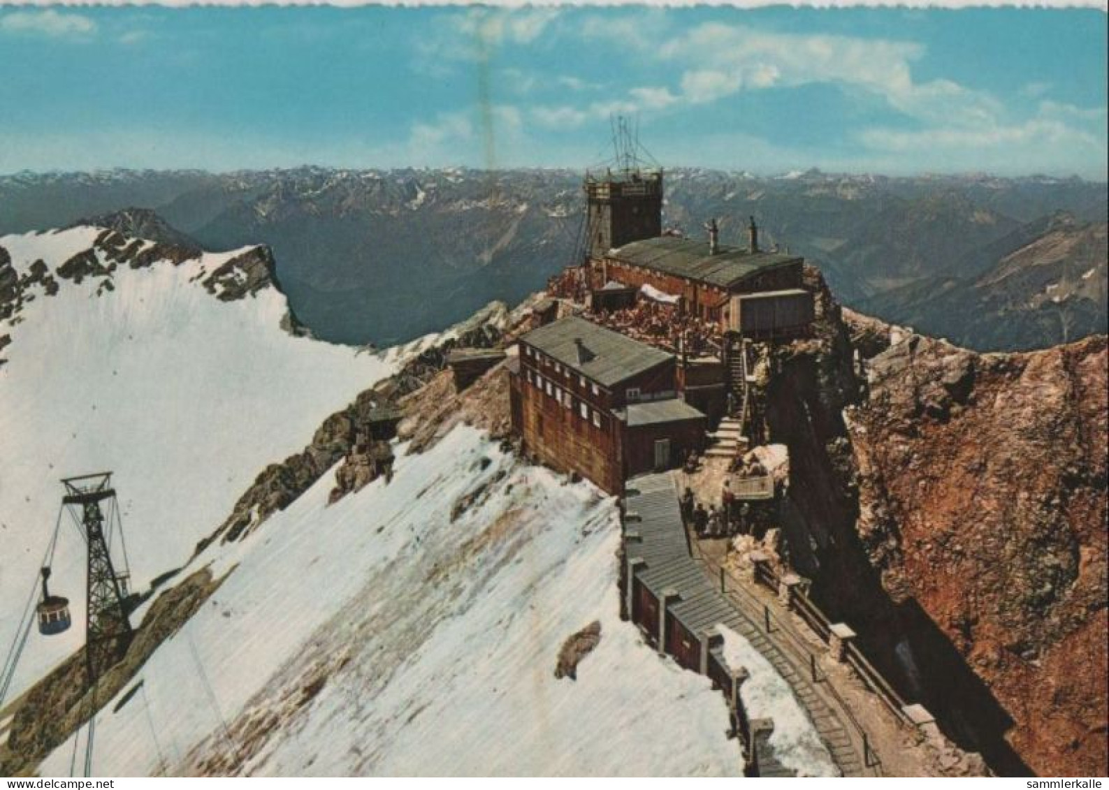 100224 - Zugspitze - Panorama Mit Blick Auf Münchner Haus - Ca. 1980 - Zugspitze