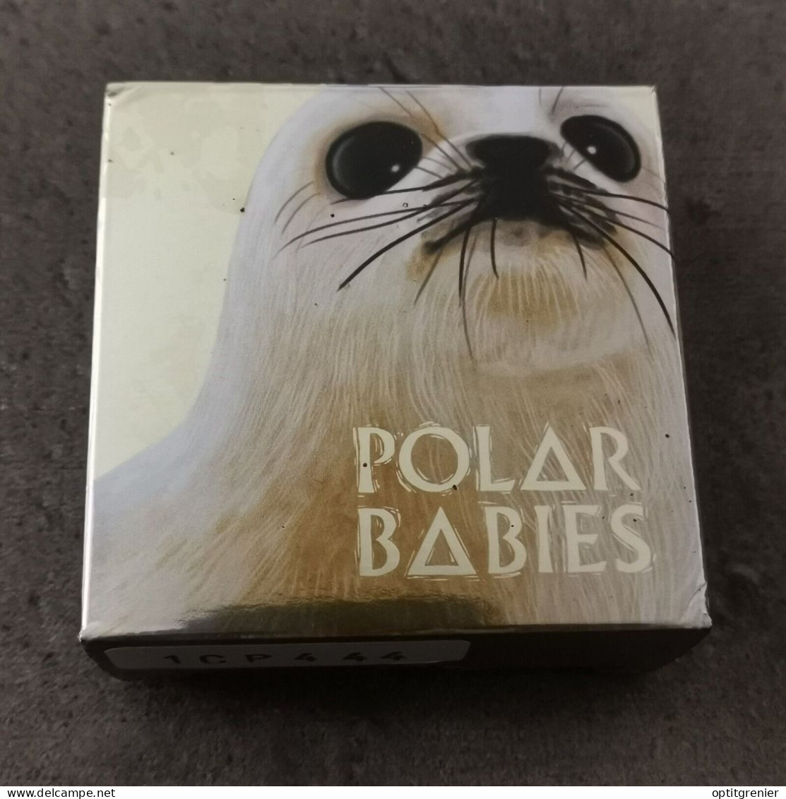 COFFRET 50 CENTS ARGENT 2017 P PHOQUE DU GROENLAND POLAR BABIES TUVALU 1/2 OZ - Tuvalu