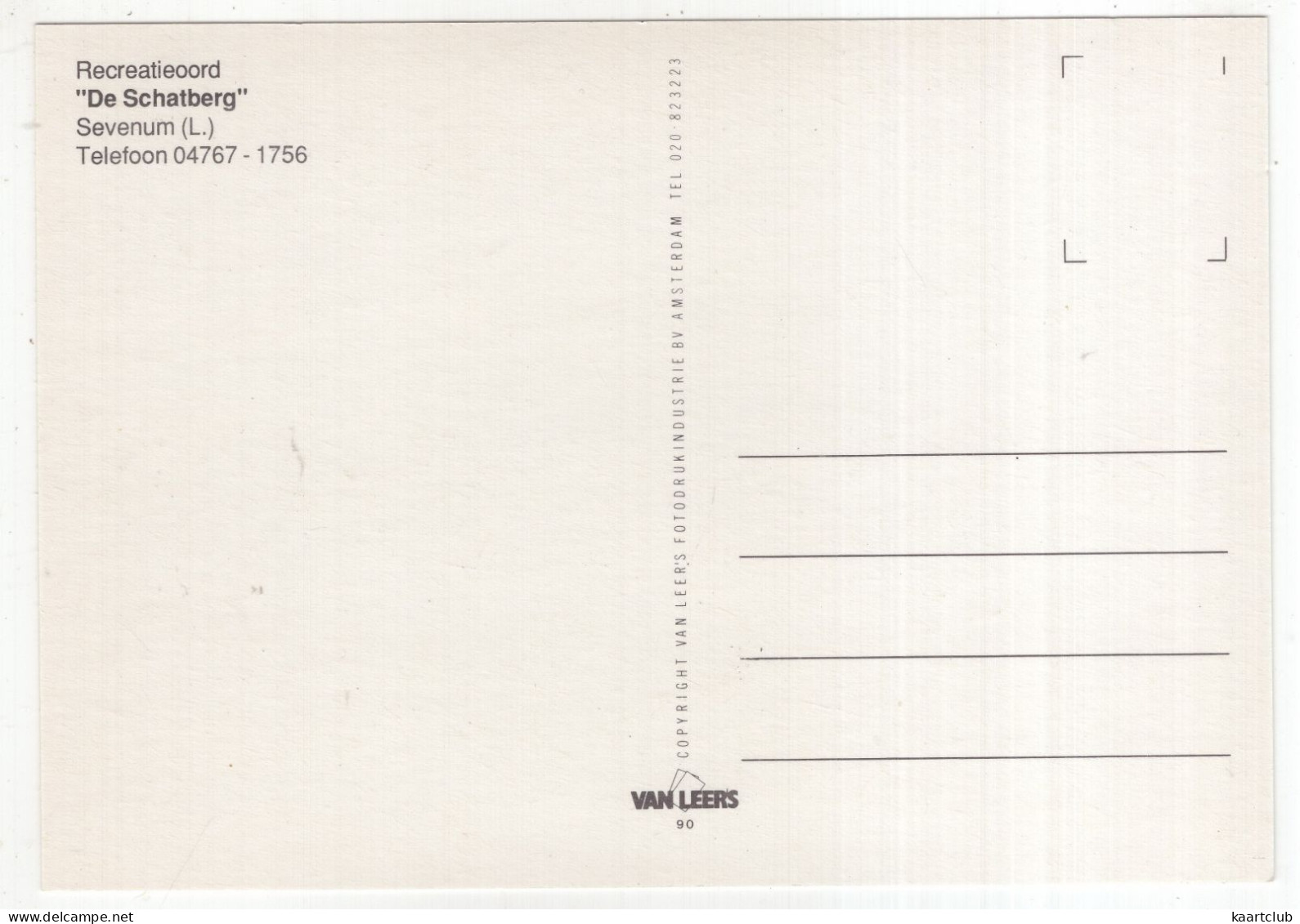 Sevenum (L) - 'De Schatberg' Recreatieoord - (Nederland/Holland) - Horst