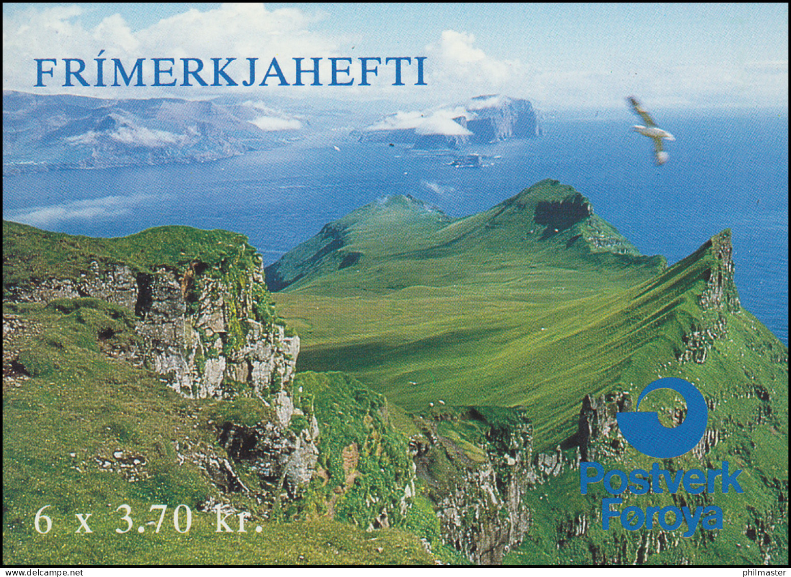 Färöer-Inseln Markenheftchen 4 Seevögel - Schwalbe Und Möve , ** Postfrisch - Féroé (Iles)