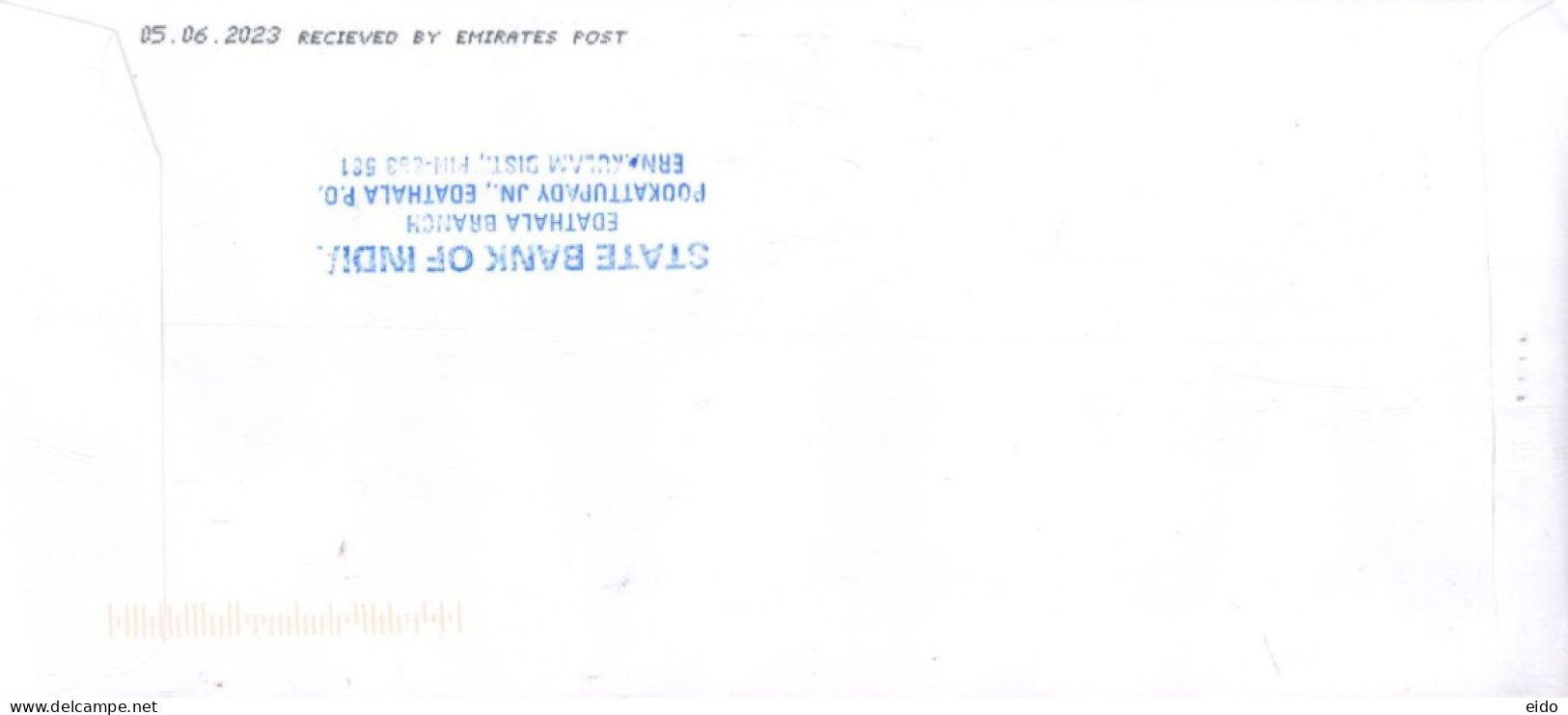 INDIA.  - 2023 - POSTAL STAMPS COVER TO DUBAI. - Lettres & Documents