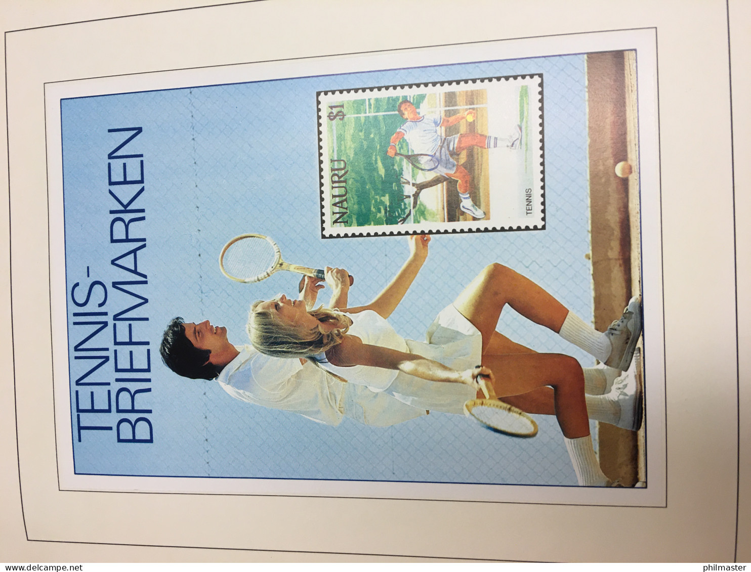 Tennis - Der Weiße Sport, Sammlung Im Lindner-Vordruckringbinder Aus Abo, ** - Collections (en Albums)
