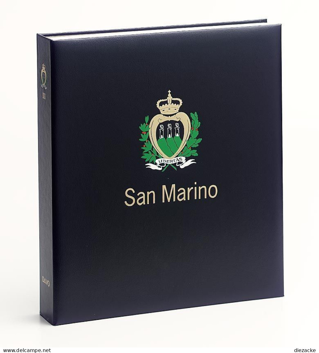 DAVO Luxus Album San Marino Teil III DV7833 Neu ( - Reliures Et Feuilles