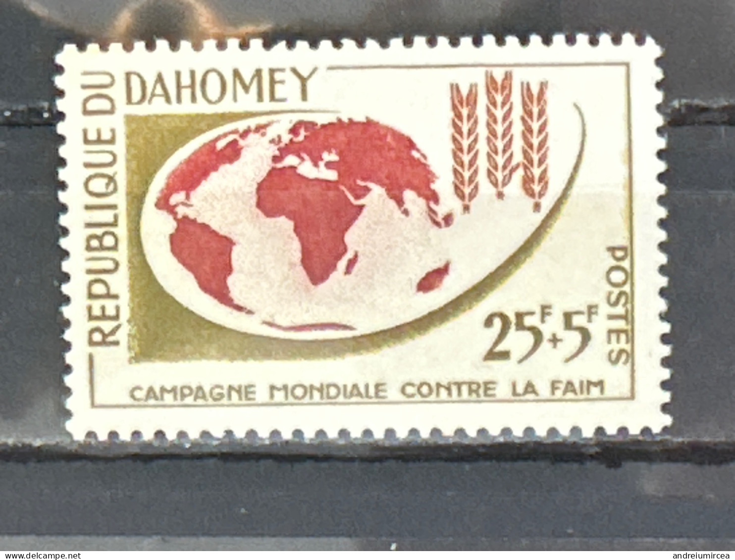 Dahomey MNH 1963 Campagne Mondiale Contre La Faim - Benin - Dahomey (1960-...)