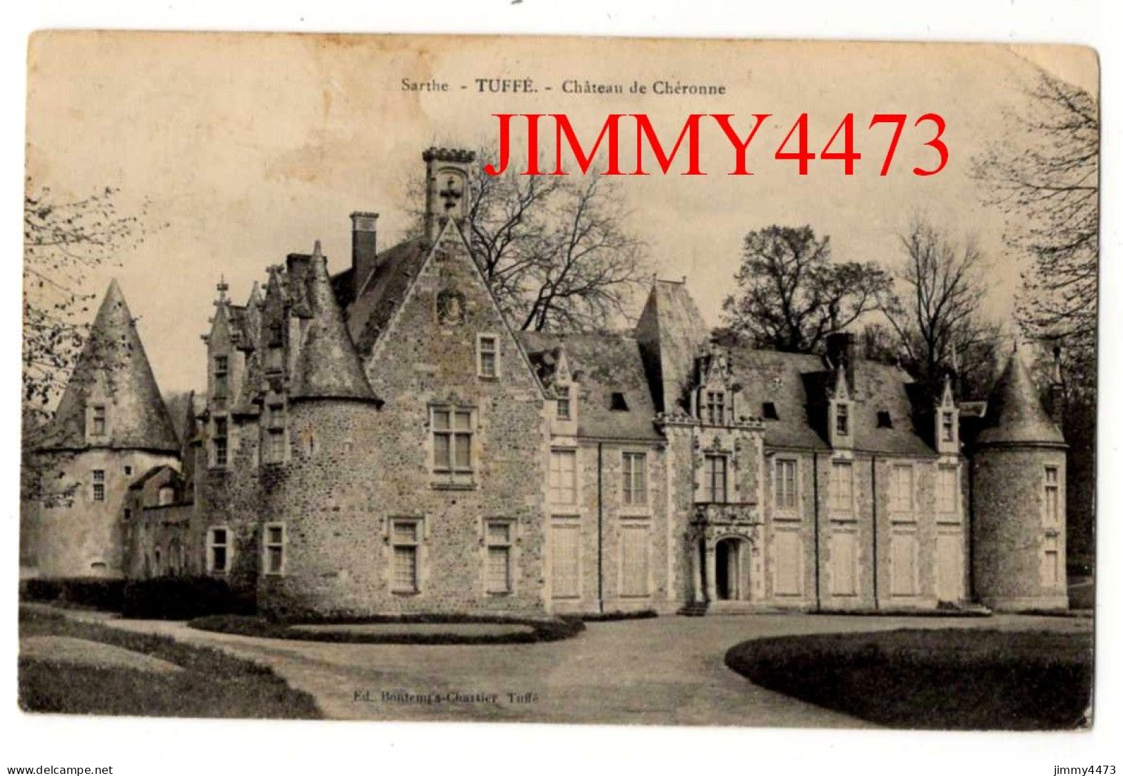 CPA - TUFFE - Château De Chéronne - Edit. Bontemps-Chartier à Tuffé - Tuffe