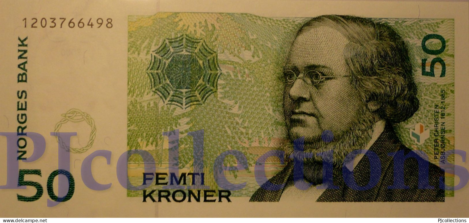 NORWAY 50 KRONER 2000 PICK 46b UNC - Norvegia