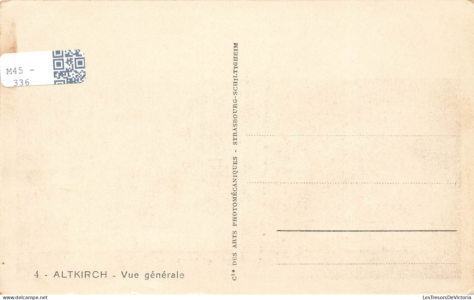 FRANCE - Altkirch - Vue Générale De La Ville - Carte Postale Ancienne - Altkirch