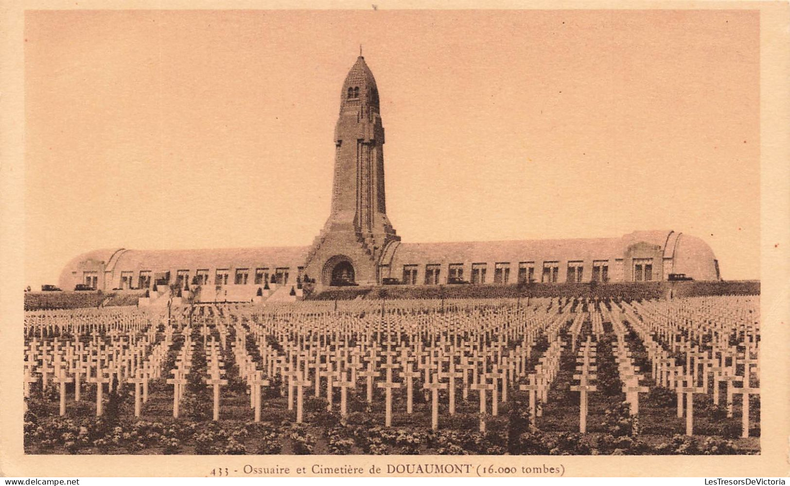 FRANCE - Ossuaire Et Cimetière De Douaumont (16 000 Tombes) - Carte Postale Ancienne - Douaumont