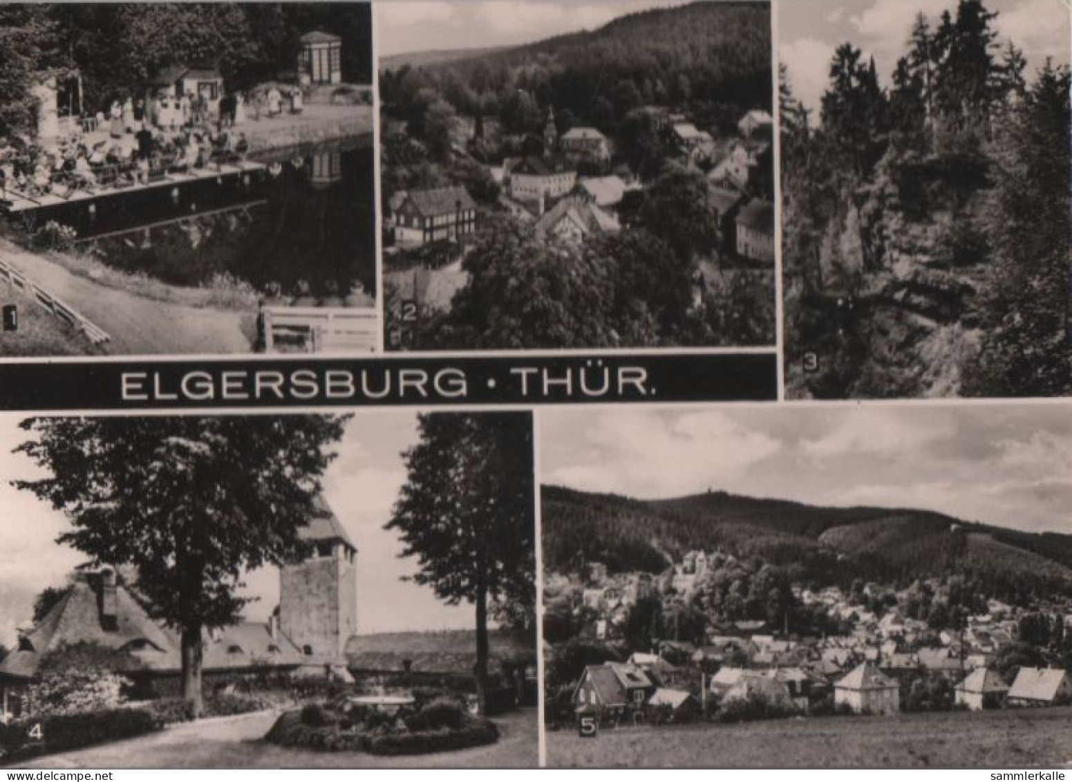 52122 - Elgersburg - U.a. Blick Vom Schloss - 1975 - Elgersburg