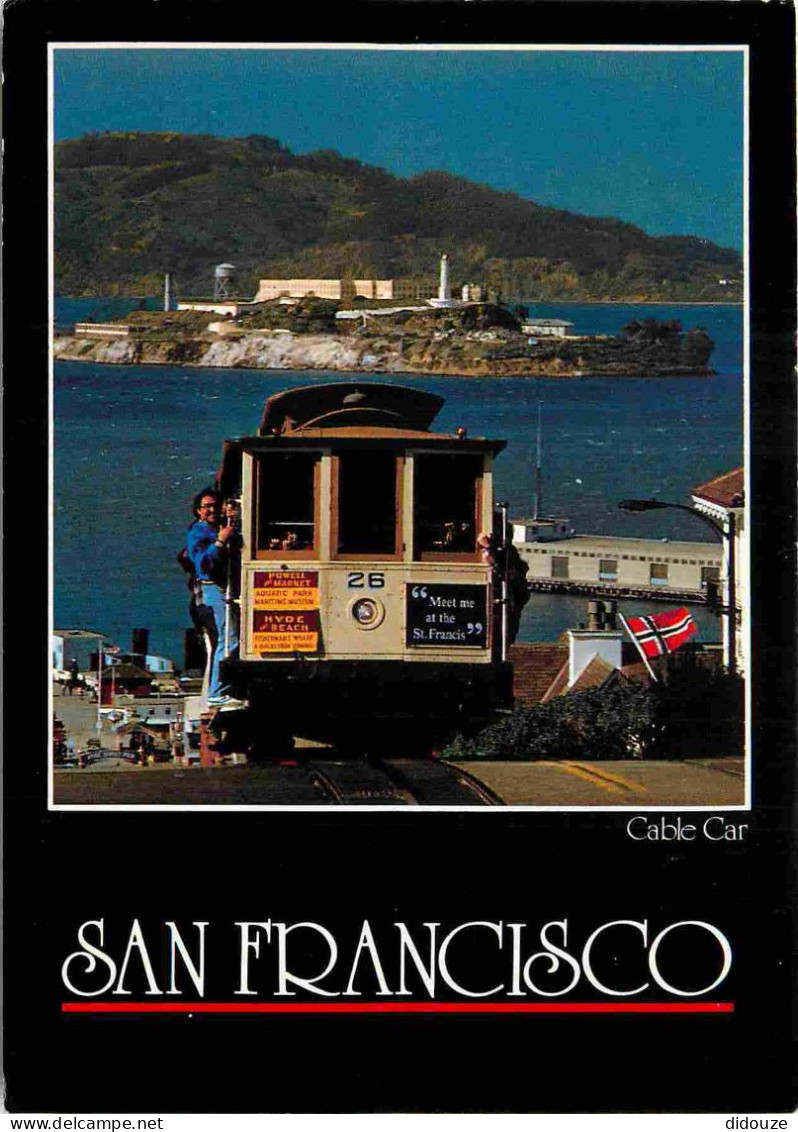 Trains - Tramways - San Francisco - Cable Car - Etats-Unis - USA - United States - CPM - Carte Neuve - Voir Scans Recto- - Strassenbahnen