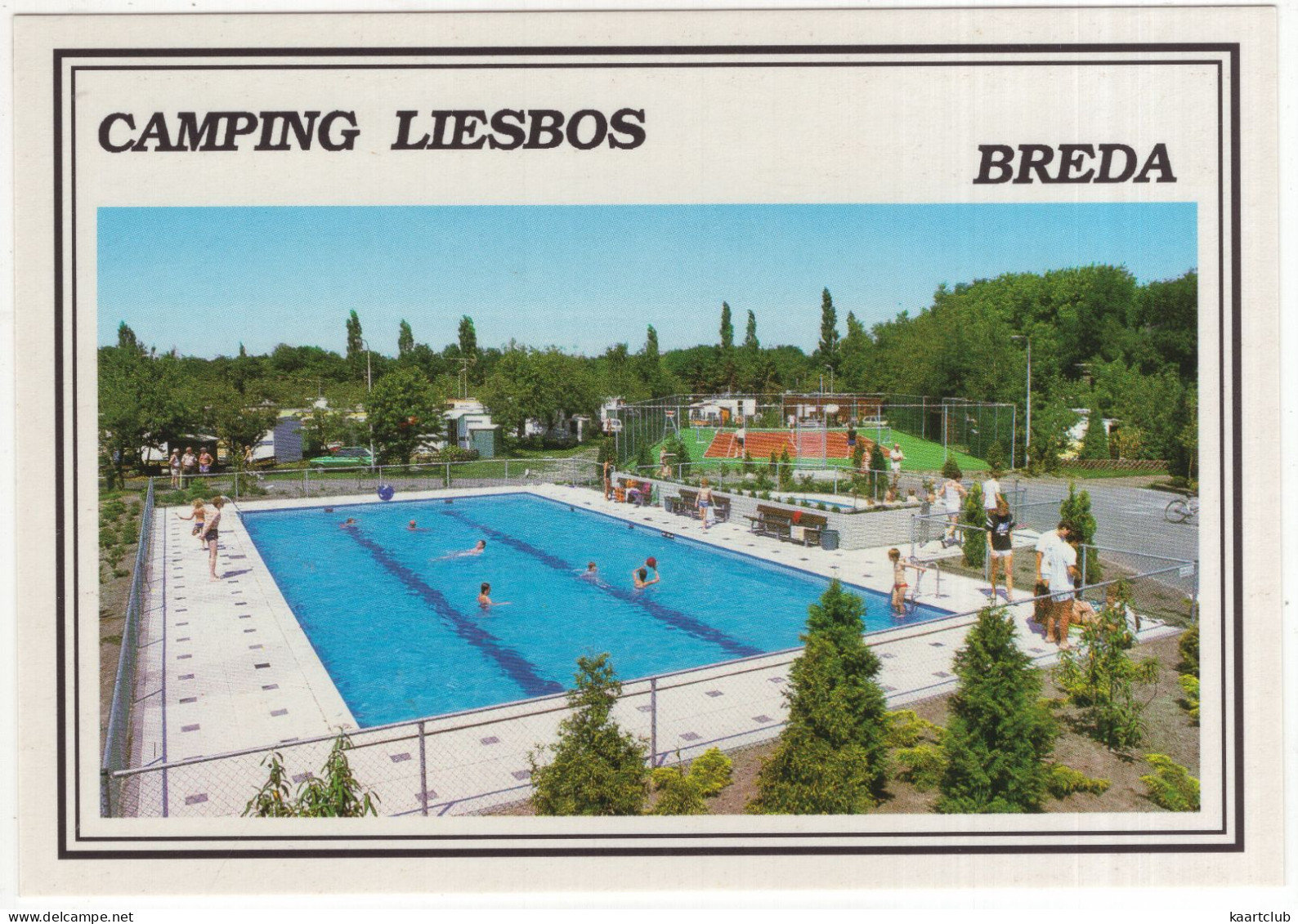 Breda - Camping 'Liesbos', Liesdreef 40 - (Nederland/Holland) - Zwembad/Piscine/Swimmingpool - Breda