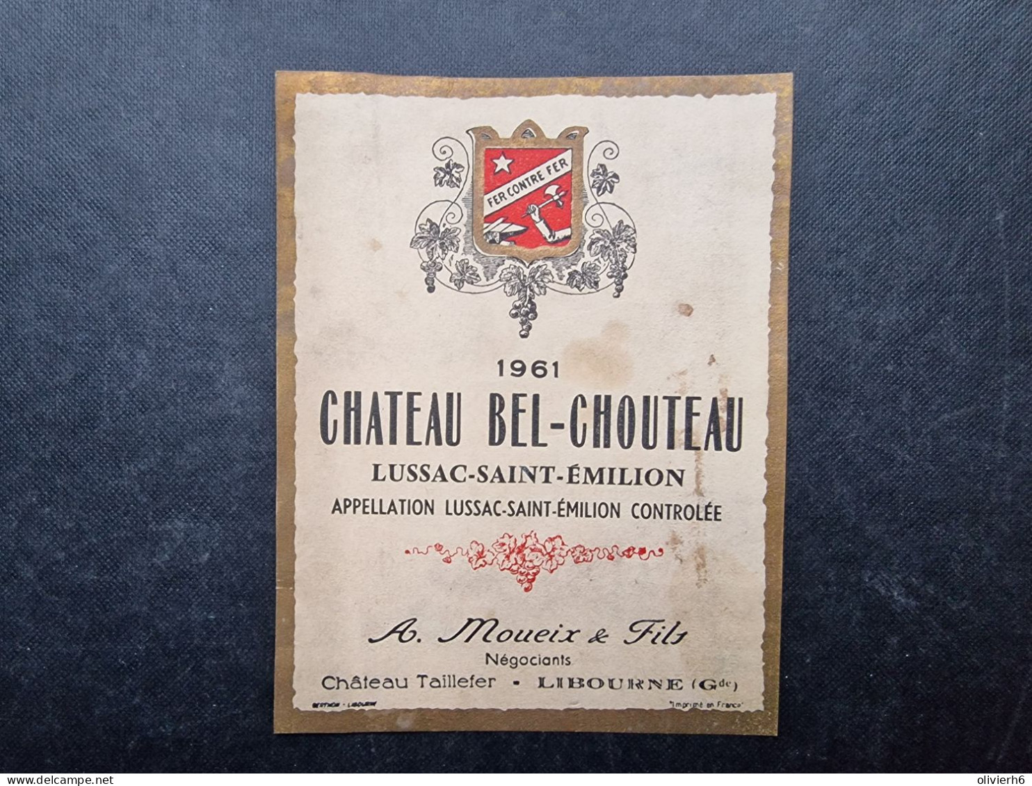 LOT 5 ETIQUETTES DE VIN (M23XX) Château GISCOURS BEL CHOUTEAU PONTET LATOUR SEMEILLAN MAZEAU CERONS (7 Vues) - Bordeaux