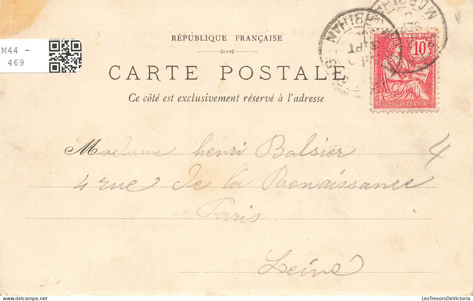 FRANCE - Belle Isle En Mer - Pointe Aux Poulains, Propriété De Sarah Bernhardt - Dos Non Divisé - Carte Postale Ancienne - Belle Ile En Mer
