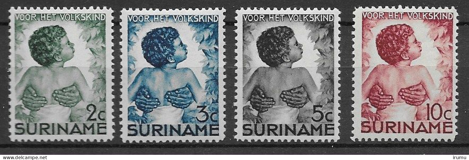 Suriname 1936, NVPH 179-82 MH; Kw 12.80 EUR (SN 2678) - Suriname ... - 1975