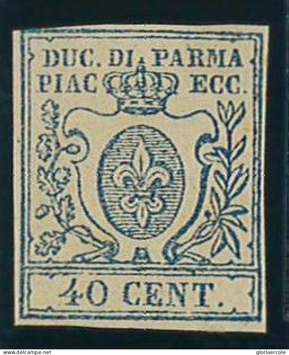 P2704 D - ITALIA ANTICHI STATI PARMA ,SASS. 11 GOMMA ORIGINAL TL. - Parme