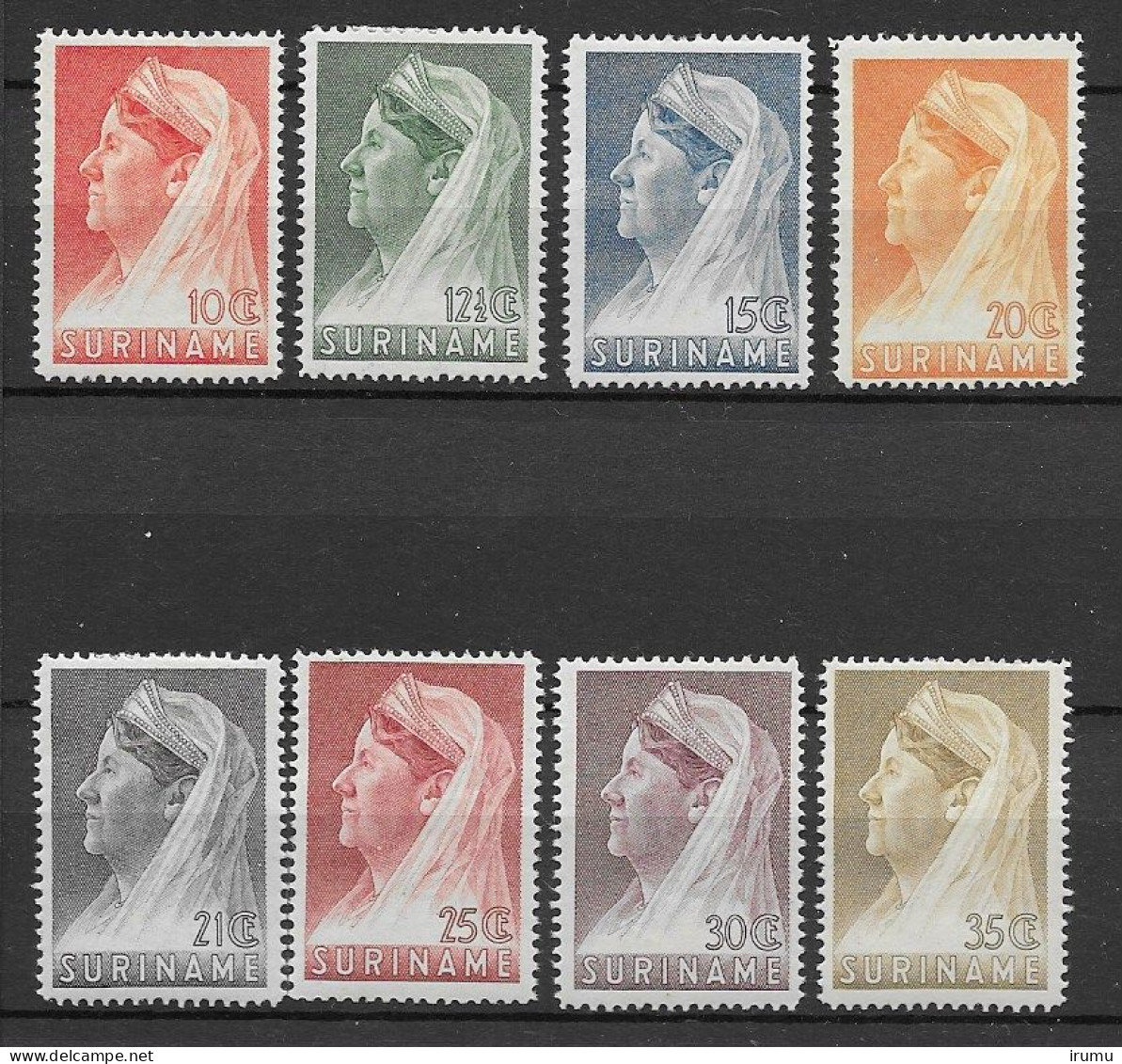 Suriname 1936, NVPH 167-74 MH, Kw 23.5 EUR (SN 2683) - Surinam ... - 1975