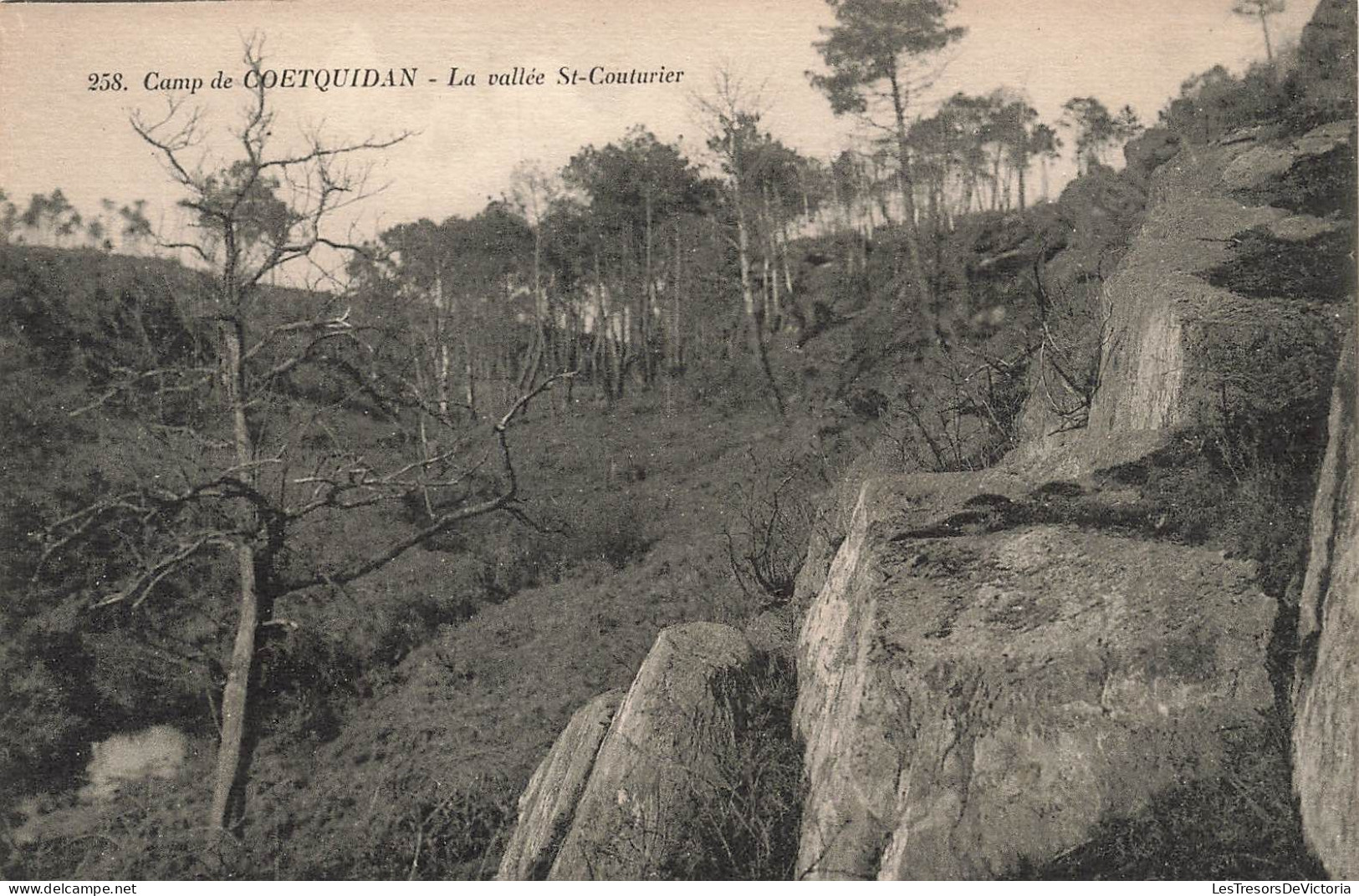 FRANCE - Camp De Coëtquidan - La Vallée St Couturier - Carte Postale Ancienne - Guer Coetquidan