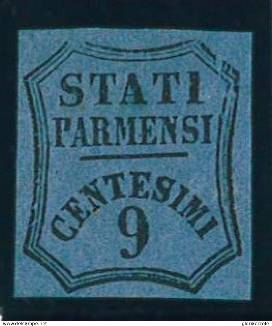 P2704 E - ITALIA ANTICHI STATI PARMA ,SASS. PG 2 GOMMA ORIGINAL TL - Parme