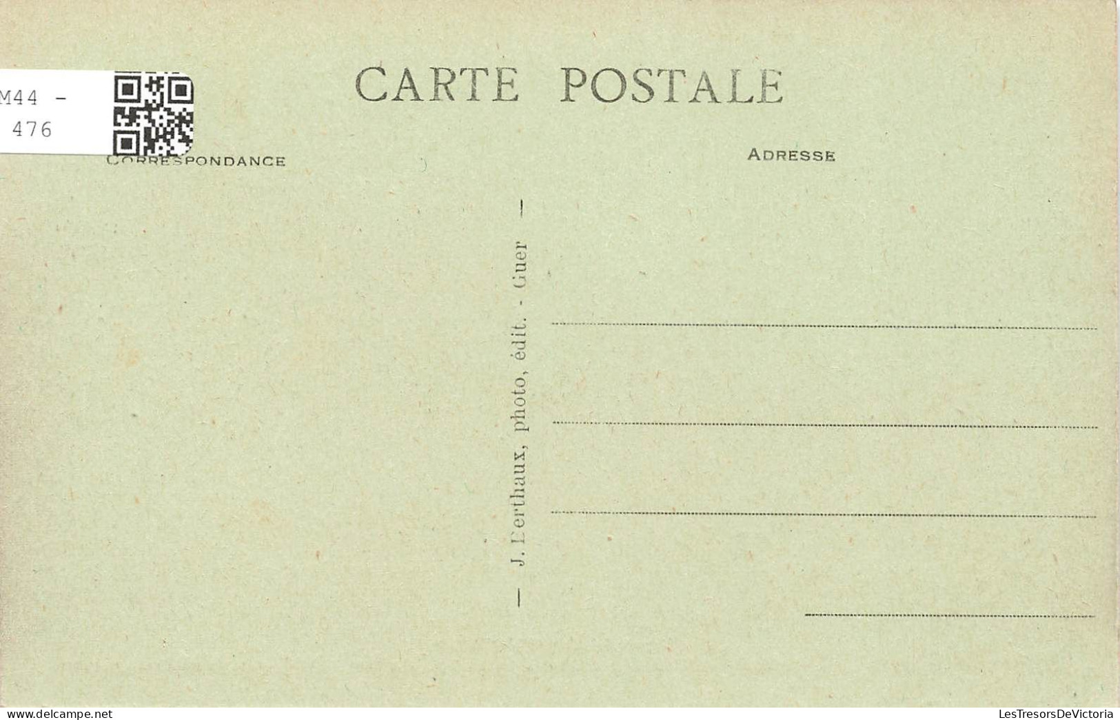 FRANCE - Camp De Coëtquidan - Dolmen De Roherman Dit Niche à Gabineau (au Sud Du Château ) - Carte Postale Ancienne - Guer Coetquidan