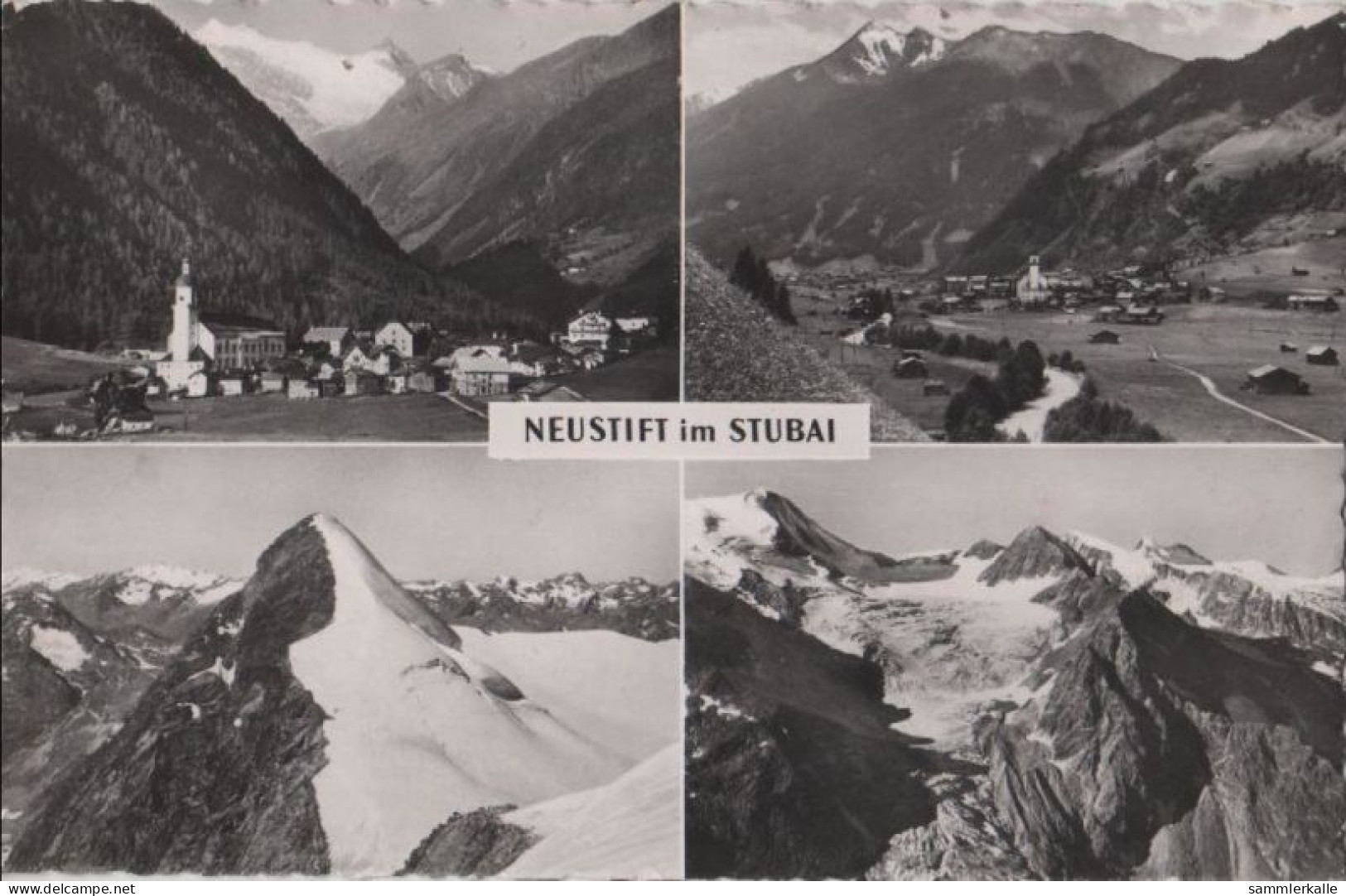 83892 - Österreich - Neustift - 4 Teilbilder - 1955 - Neustift Im Stubaital