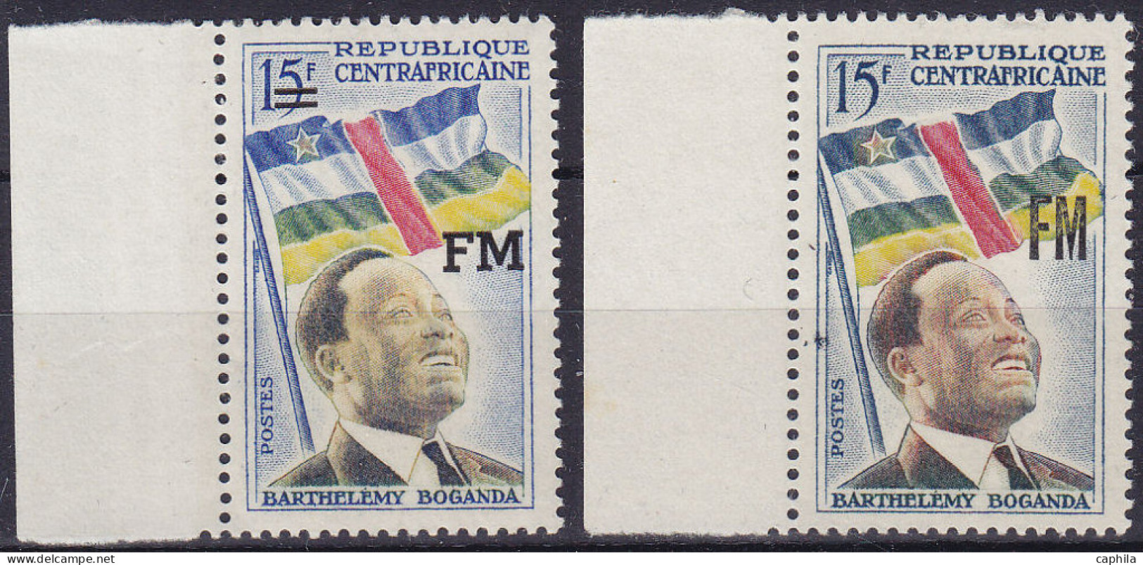 CENTRAFRICAINE Franchise ** - 1/2 - Cote : 33,5 € - Central African Republic