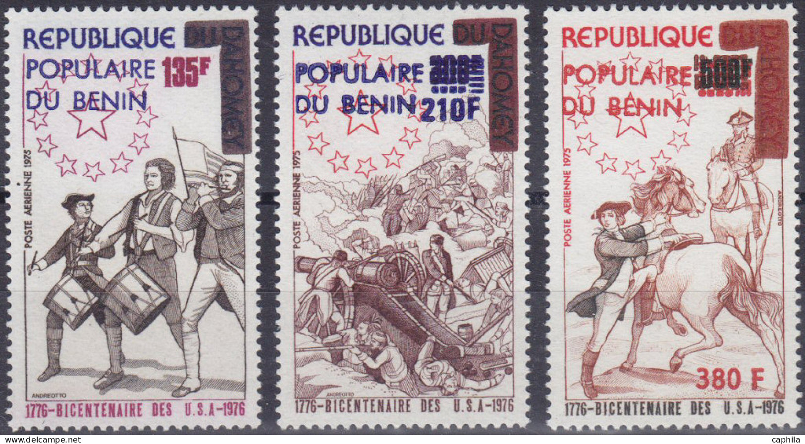 BENIN Poste Aérienne ** - MICHEL   61/63 - Cote : 10 € - Benin - Dahomey (1960-...)