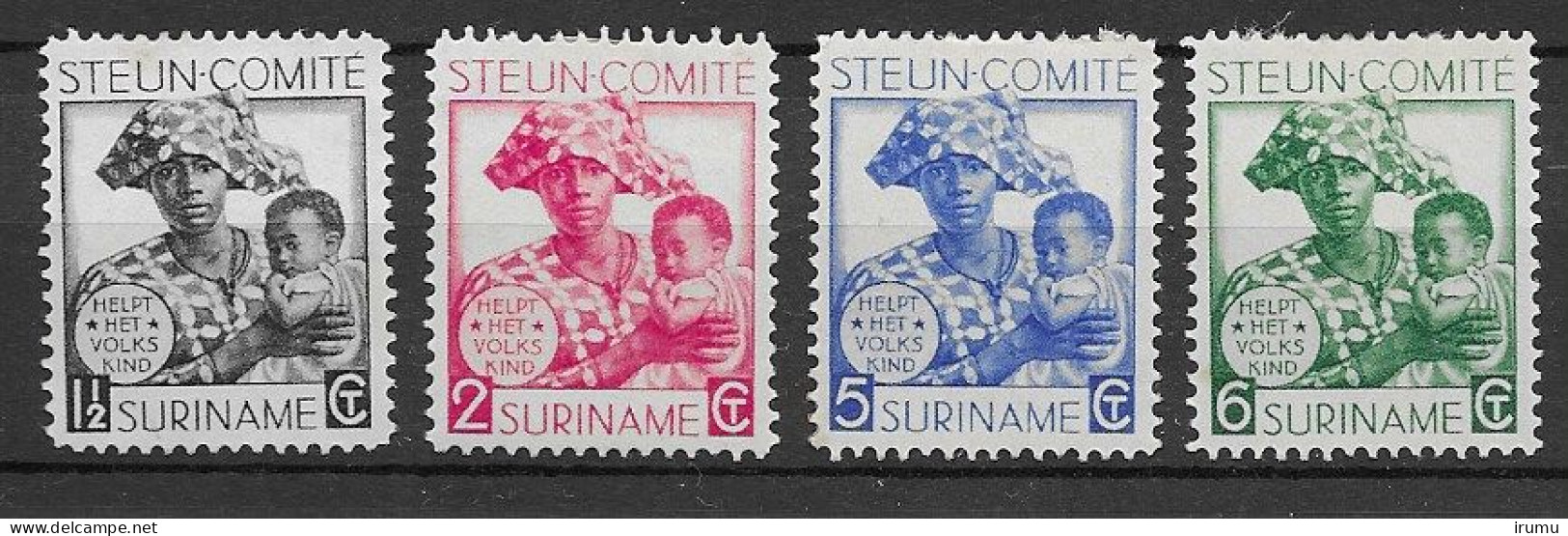 Suriname 1931, NVPH 146-49  MH, Kw 22 EUR (SN 2687) - Surinam ... - 1975