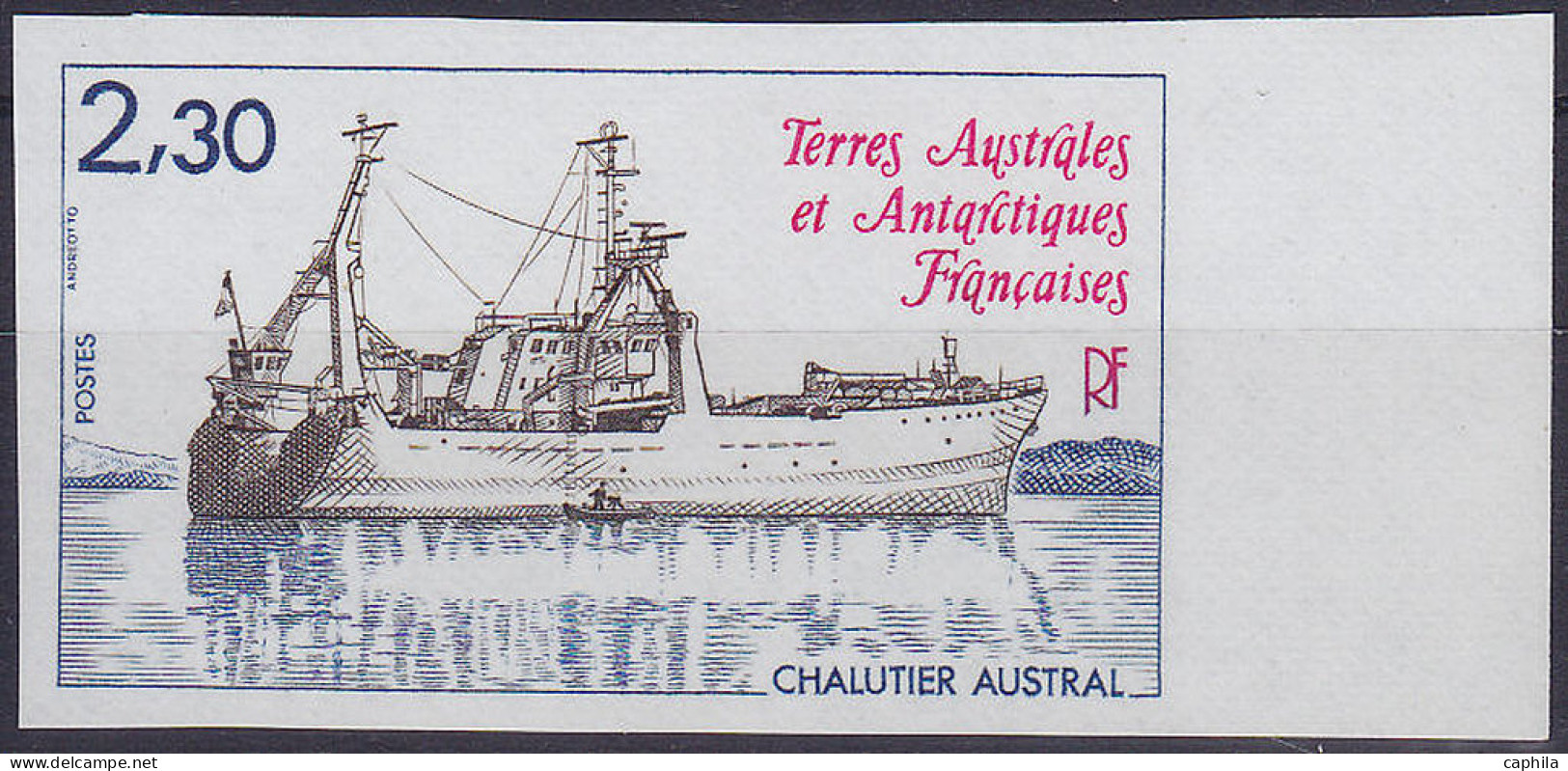 TERRES AUSTRALES ** - 100 Non Dentelé - Cote Maury: 35 Euros - Unused Stamps