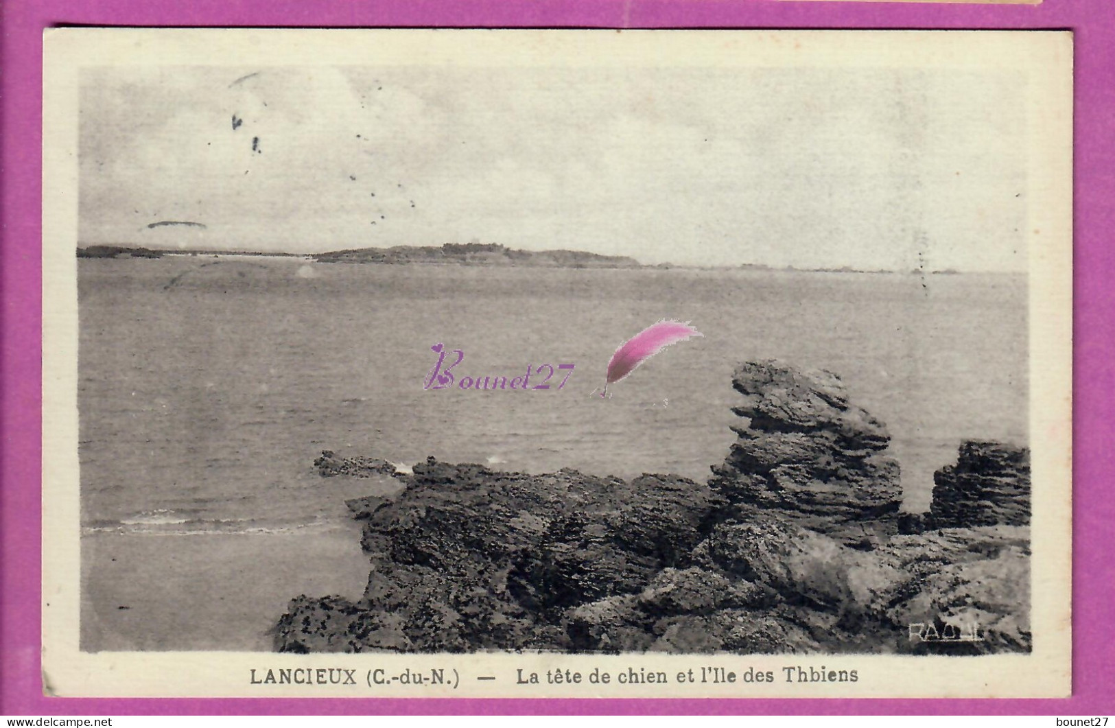 CPA LANCIEUX 22 - La Tête De Chien Et L'Ile Des Thbiens - Lancieux