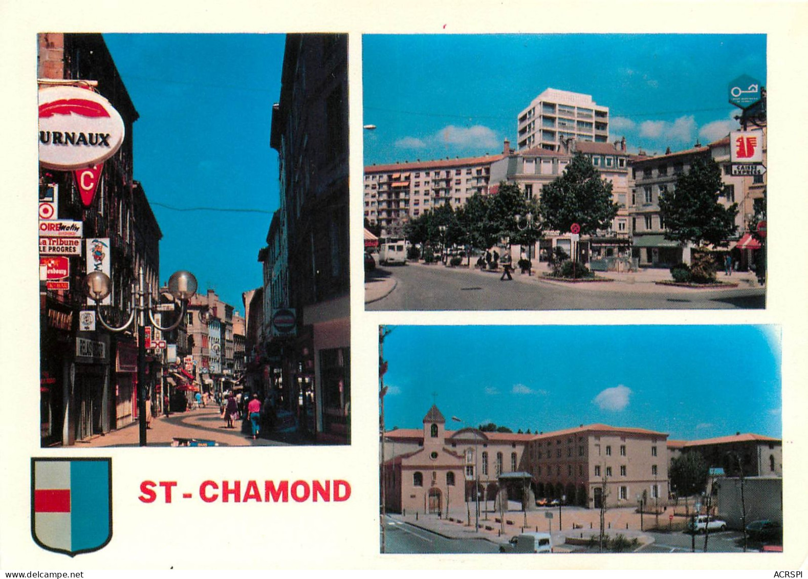 SAINT  CHAMOND Multivue   34   (scan Recto-verso)KEVREN0655 - Saint Chamond