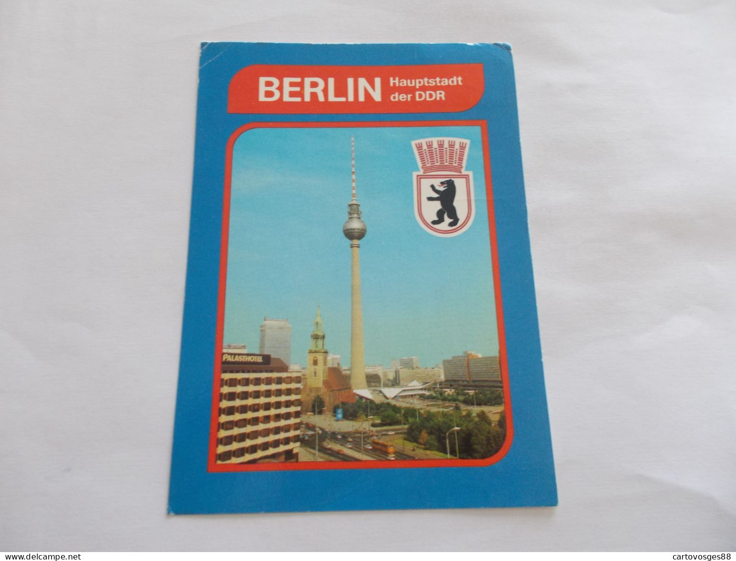BERLIN   ( ALLEMAGNE GERMANY ) HAUPTSTADT DER DDR  STADTZENTRUM PALASHOTEL AU 1er PLAN - Brandenburger Deur