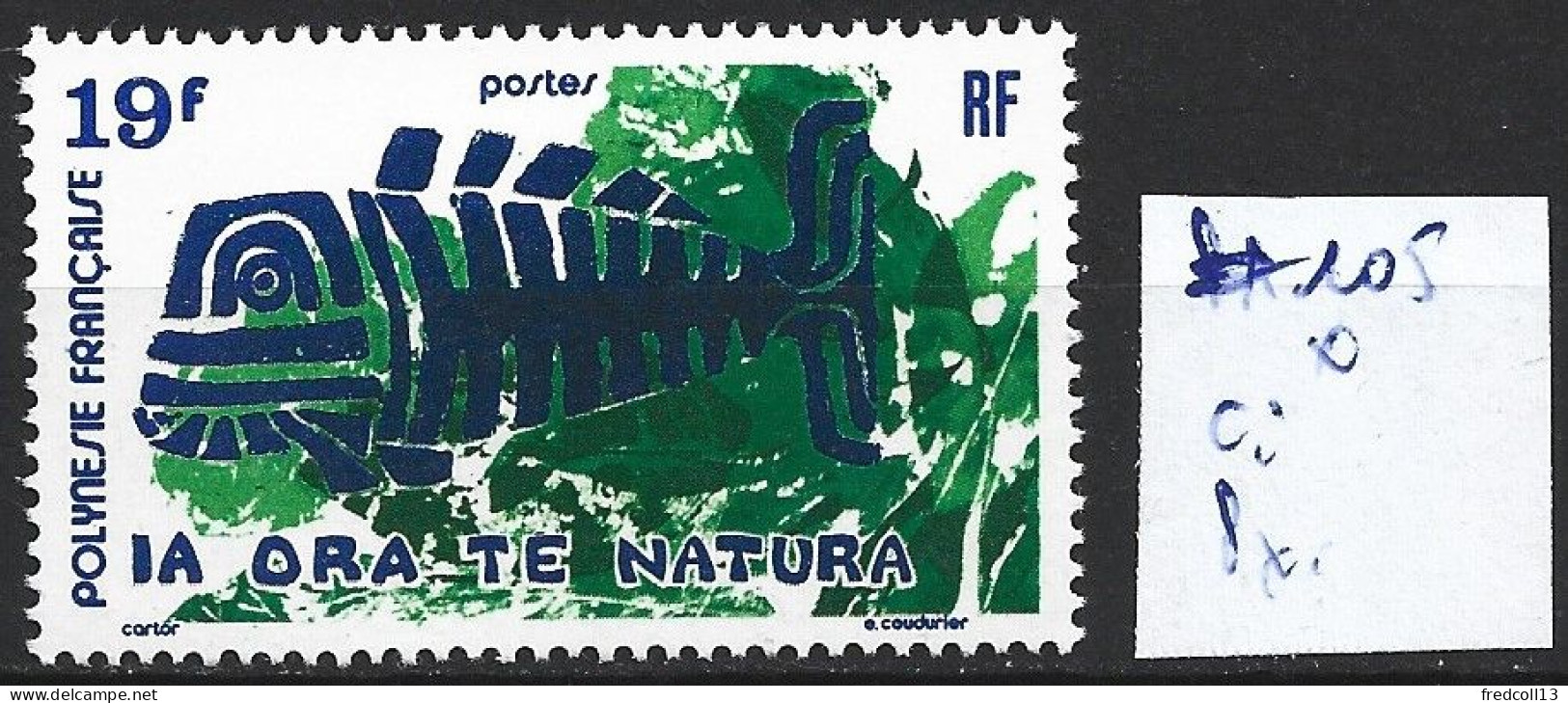 POLYNESIE FRANCAISE 105 * Côte 13.20 € - Unused Stamps