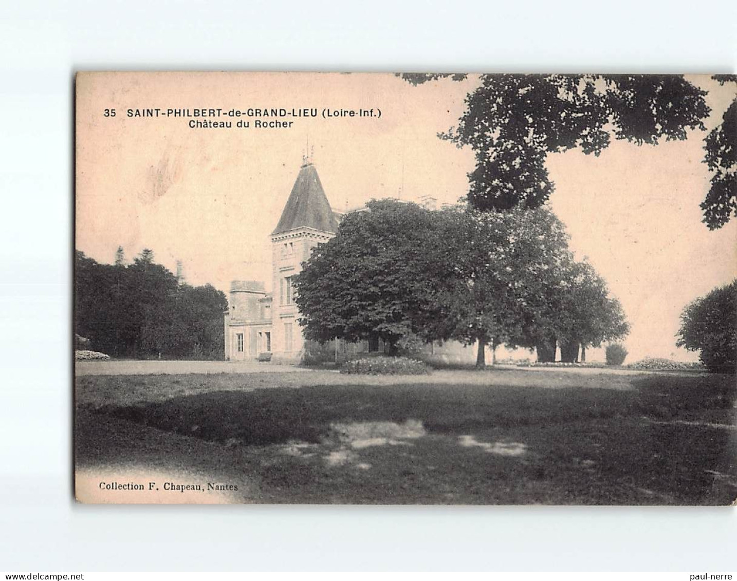 SAINT PHILBERT DE GRAND LIEU : Château Du Rocher - état - Saint-Philbert-de-Grand-Lieu