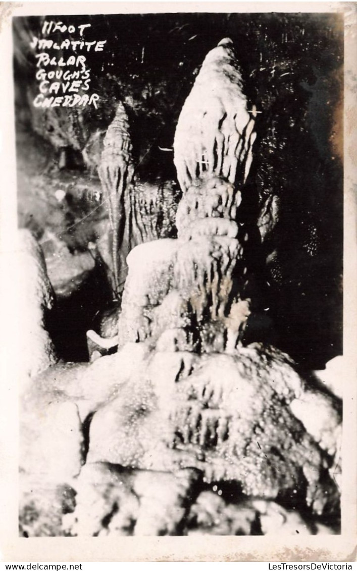 ROYAUME-UNI - IIfoot Stalatite Bllar Gough's Caves Cheddar - Carte Postale Ancienne - Cheddar