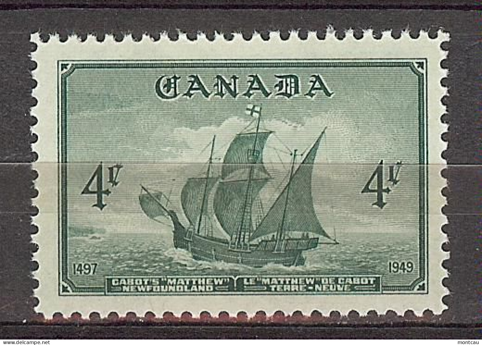 Canada 1949. Terranova . Sc=282 (**) - Nuevos