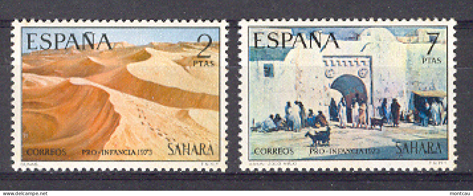 Sahara 1973 - Pro Infancia. Pinturas Ed 310-1 (**) - Spanish Sahara