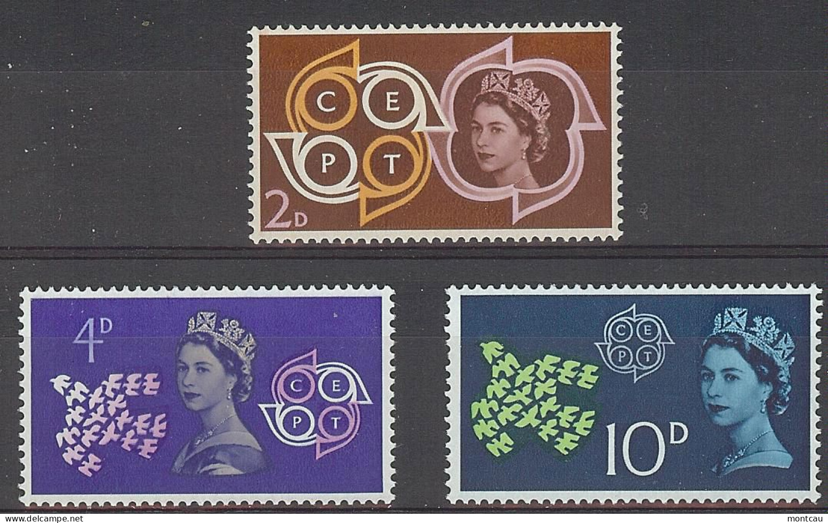 Europa 1961. United Kingdom Mi 346-48 (**) - 1965