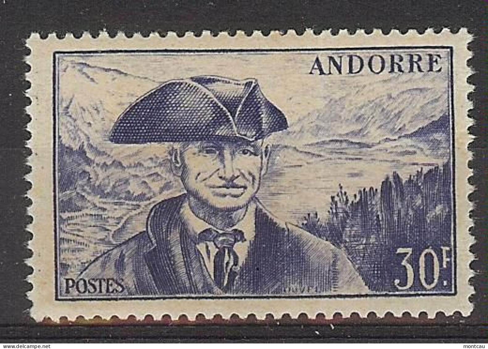 Andorra Fran. 1944 Consejero 30 F Ed:140 (*) - Ungebraucht