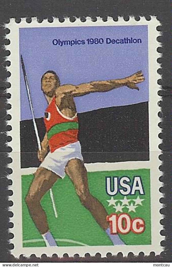 USA 1979.  Olympics Moscow Sn 1790  (**) - Unused Stamps