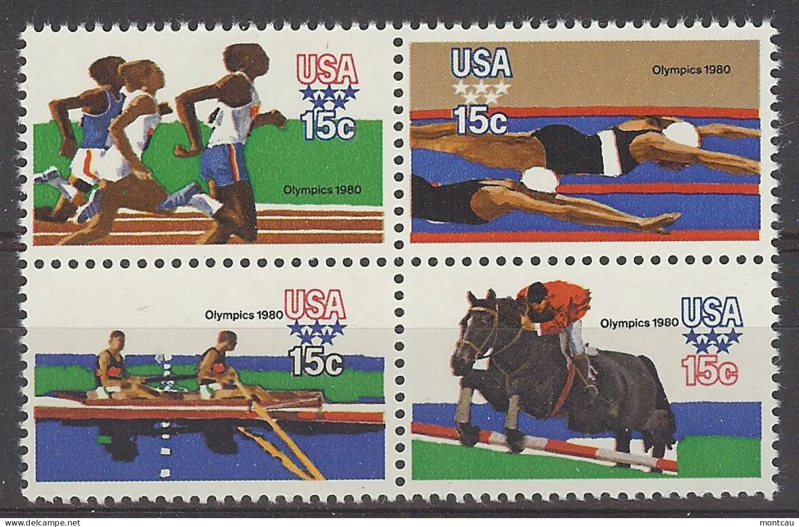 USA 1979.  Olympics Moscow Sn 1794a  (**) - Ungebraucht