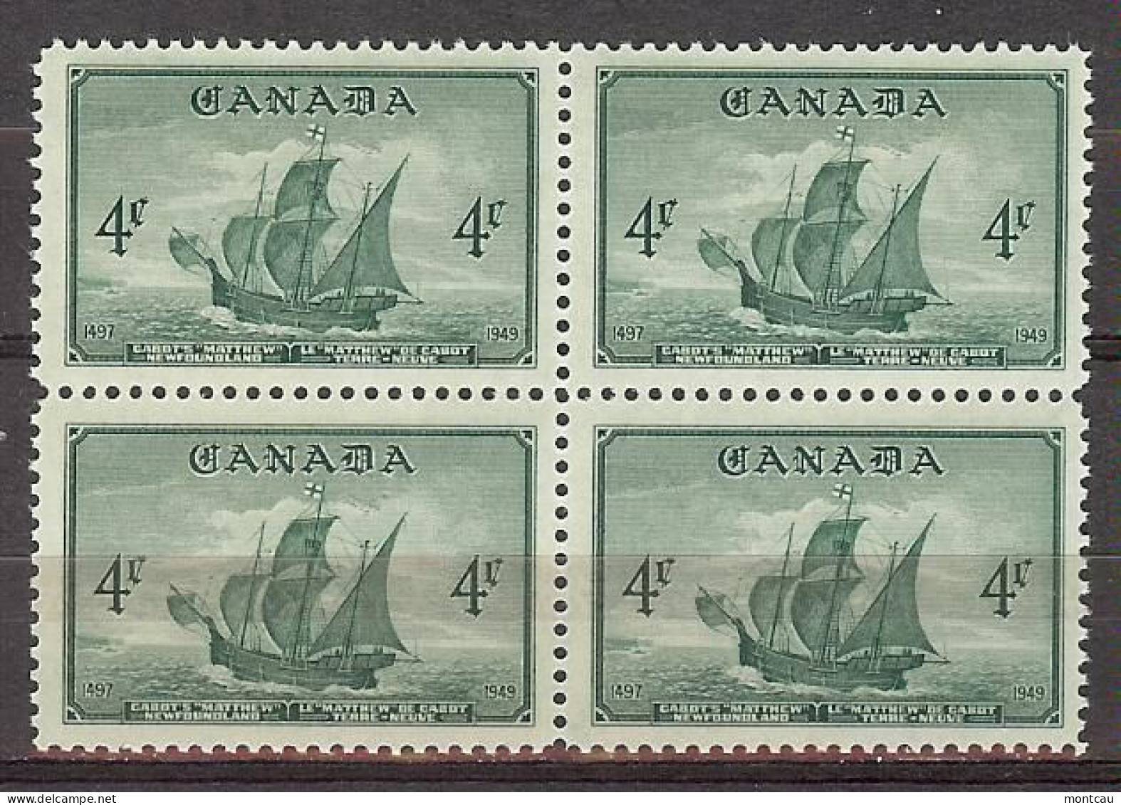 Canada 1949. Terranova . Sc=282 (**) - Neufs