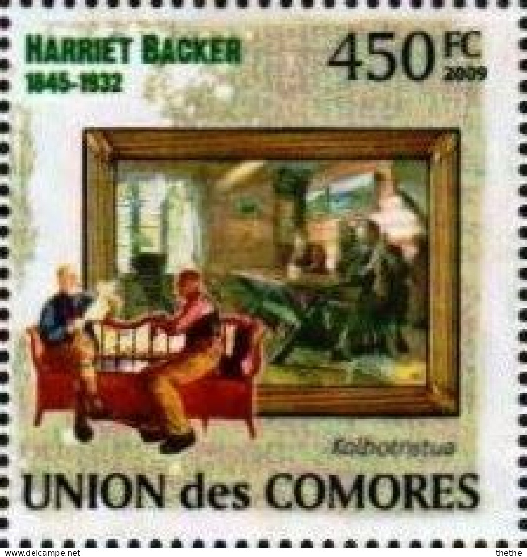 COMORES- Les Grands Impressionnistes - Harriet Backer (2009) - - Otros & Sin Clasificación