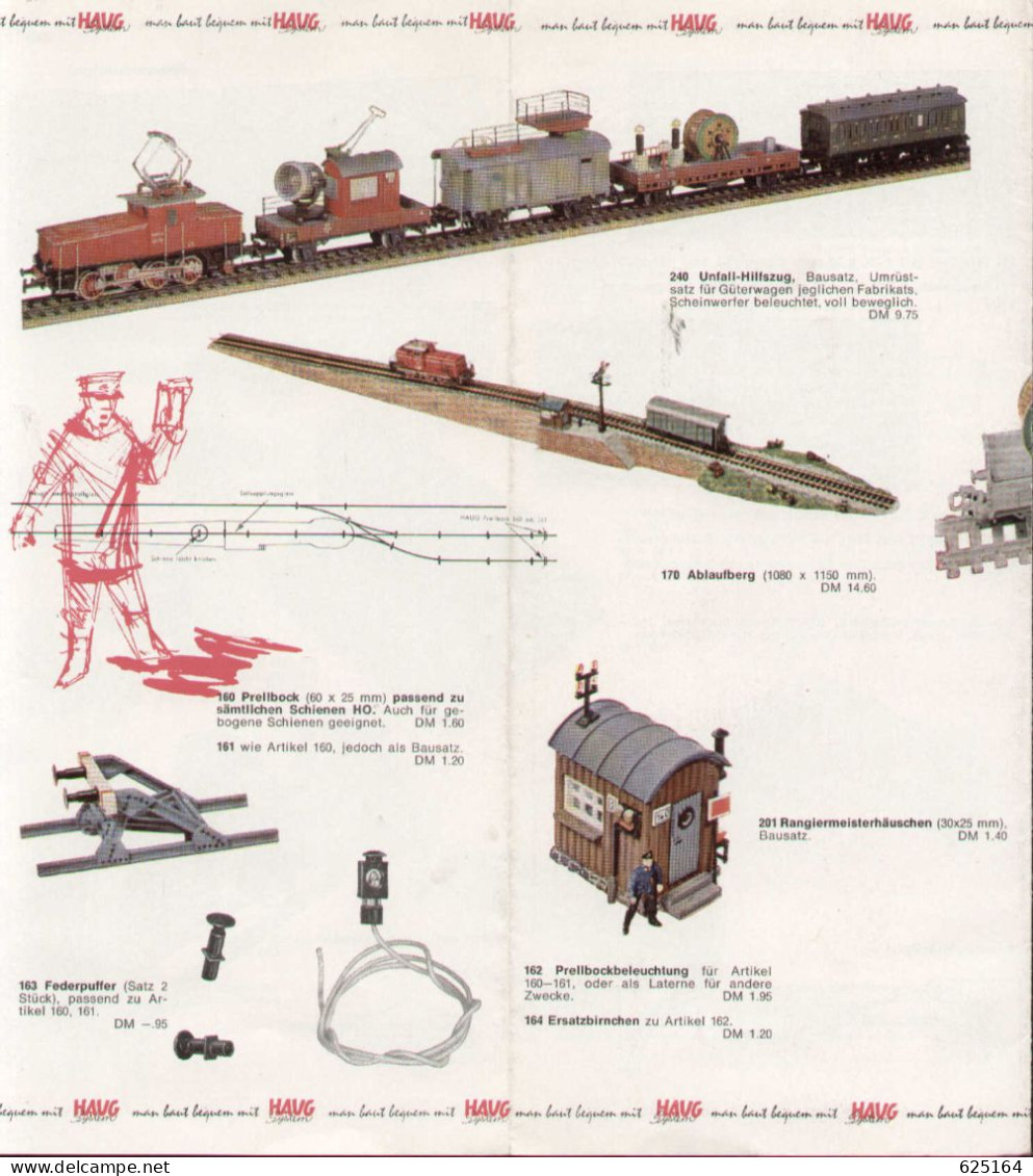 Catalogue HAUGH SYSTEM 1965 HO - Zubehör - Folder - Deutsch