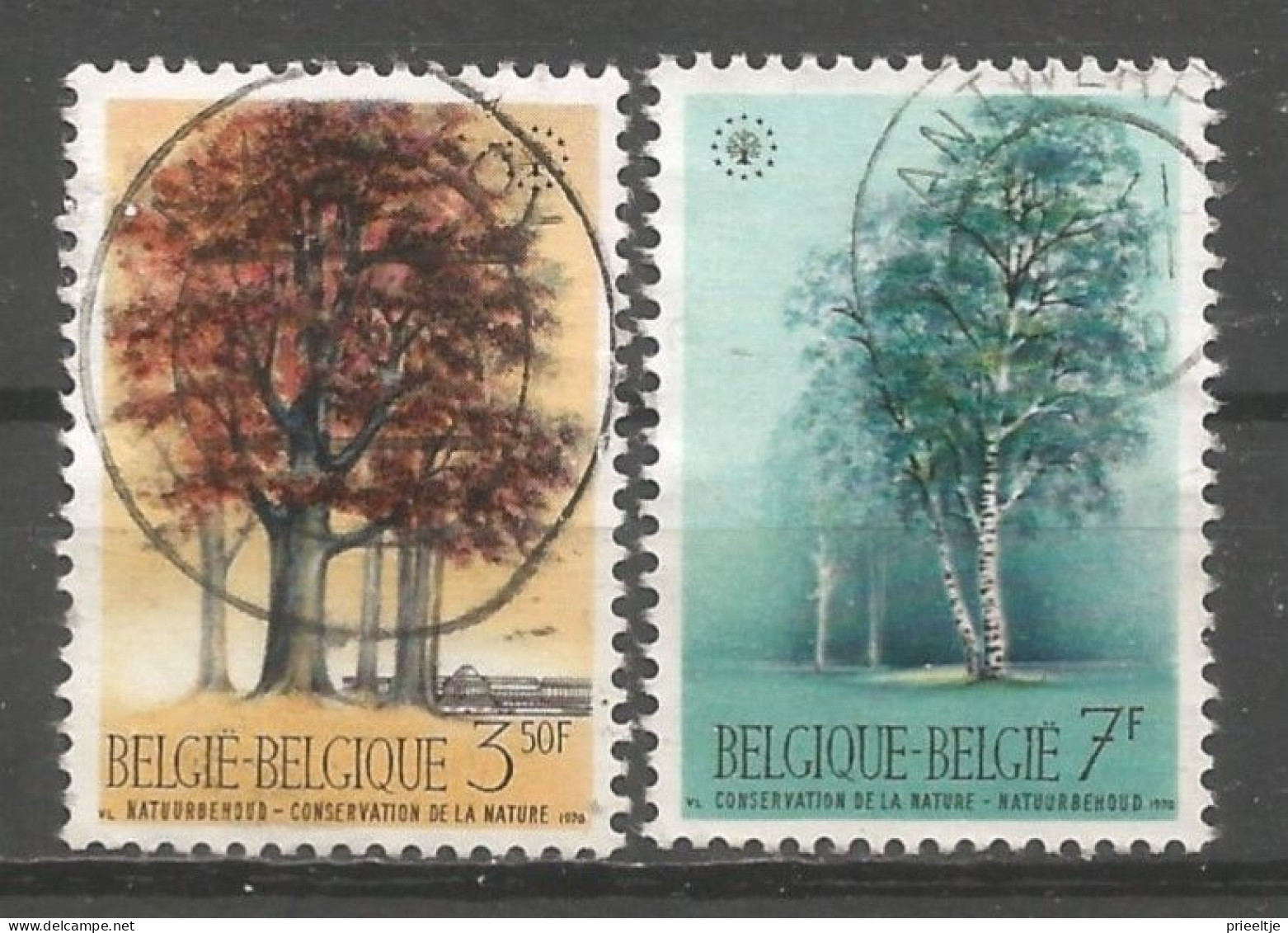 Belgie 1970 Euro Jaar Natuurbescherming OCB 1526/1527 (0) - Gebraucht