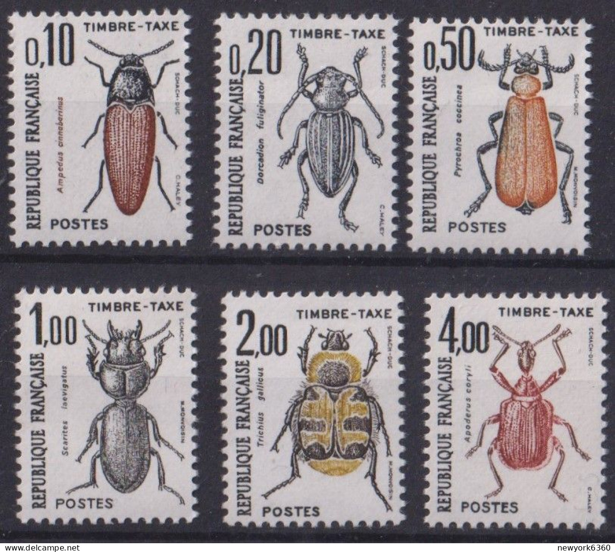 1982 FRANCE  N** 103 A 108 MNH - 1960-... Ungebraucht