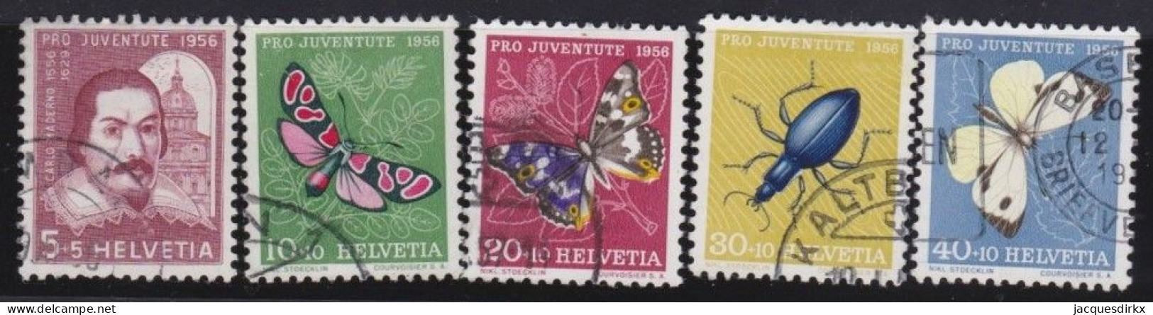 Suisse   .  Yvert  .     581/585    .        O        .    Oblitéré - Used Stamps