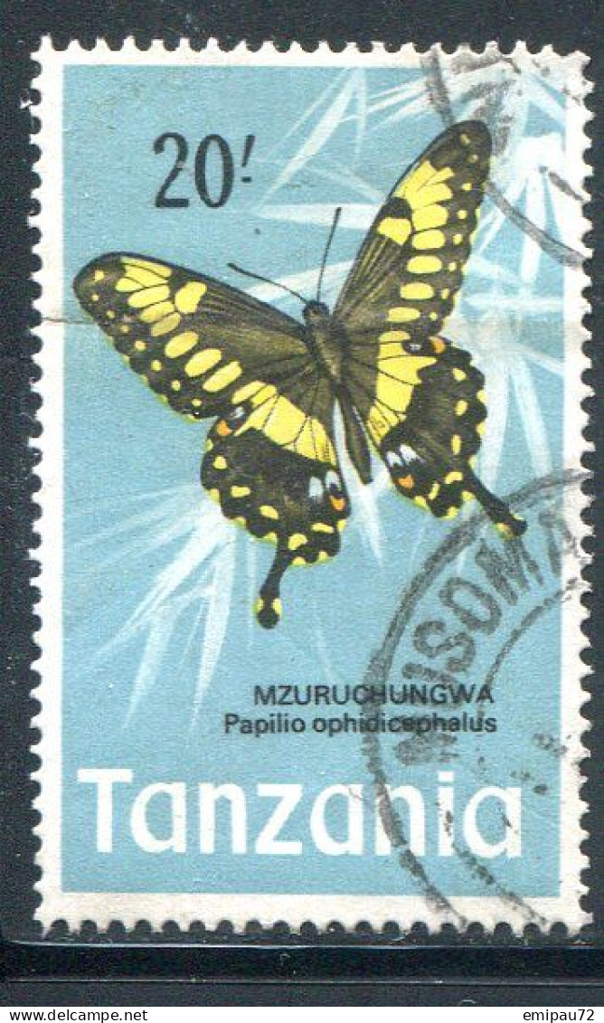 TANZANIE- Y&T N°47- Oblitéré (papillon) - Tansania (1964-...)