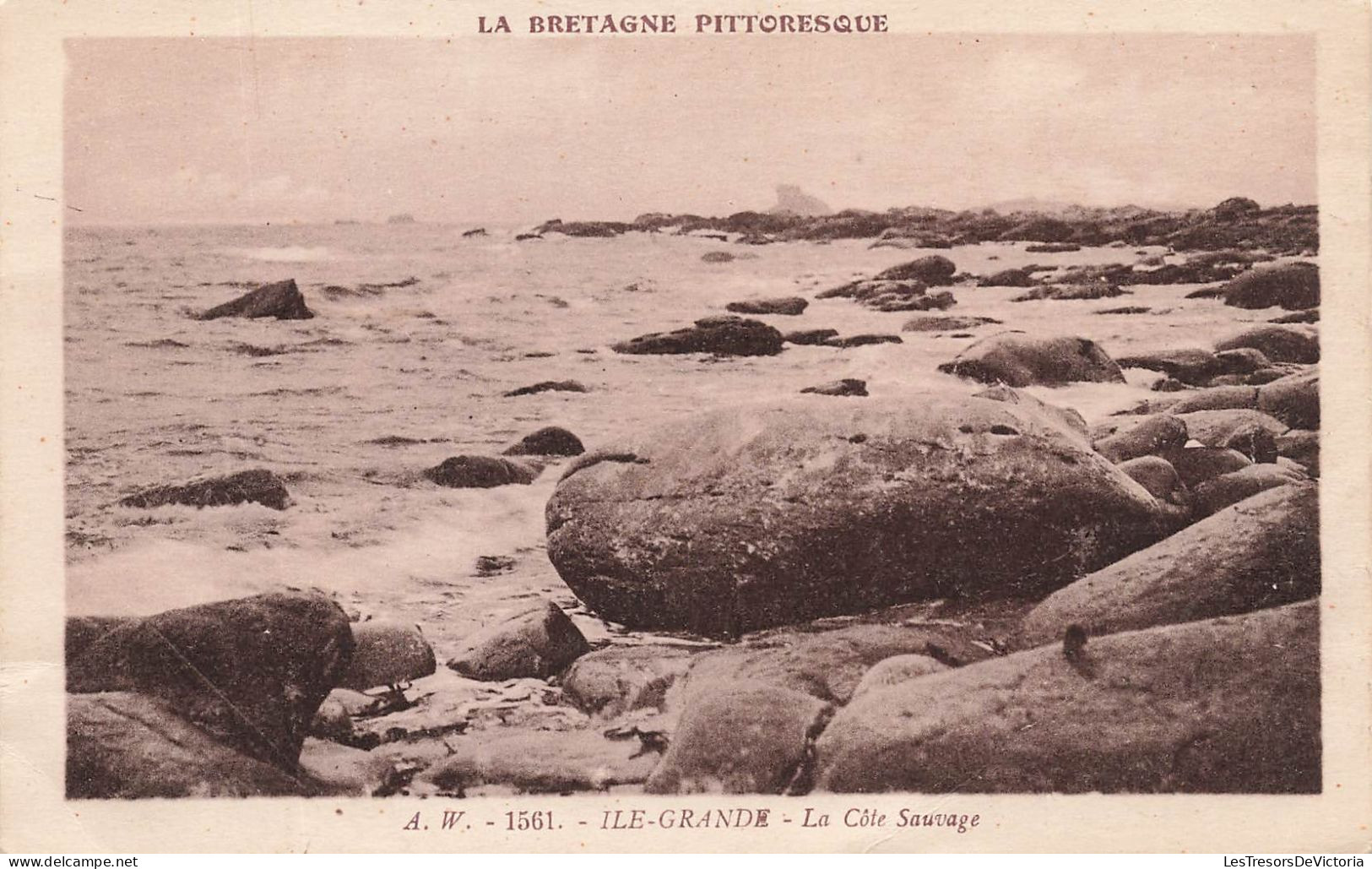 FRANCE - La Bretagne Pittoresque - Ile Grande - La Côté Sauvage - Vue Générale - Carte Postale Ancienne - Sonstige & Ohne Zuordnung