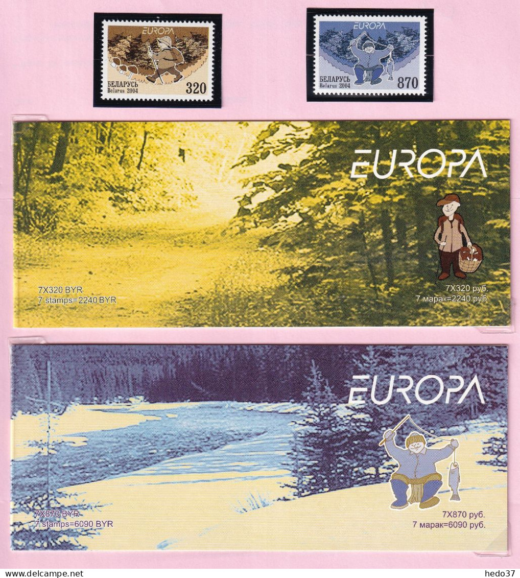 Europa 2004 - Biélorussie N°503/504 & Carnet - Neuf ** Sans Charnière - TB - 2004