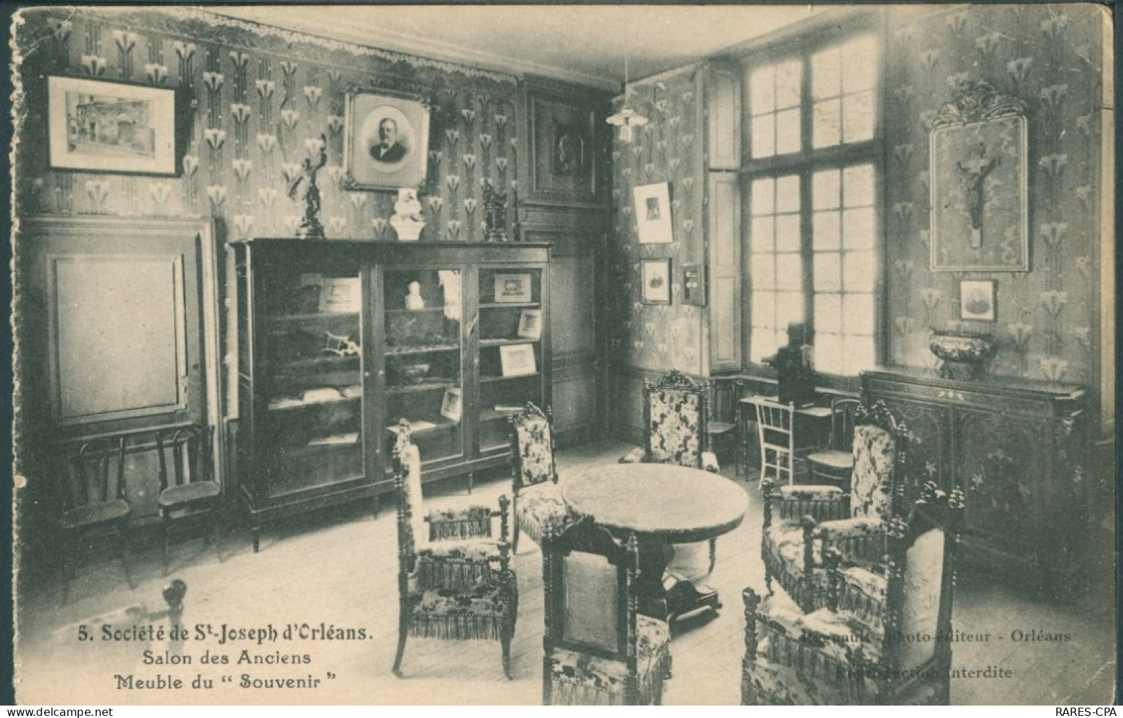 45 ORLEANS - Société De Saint Joseph D'Orléans - Salon Des ANCIENS Meuble Du Souvenir - état - Orleans